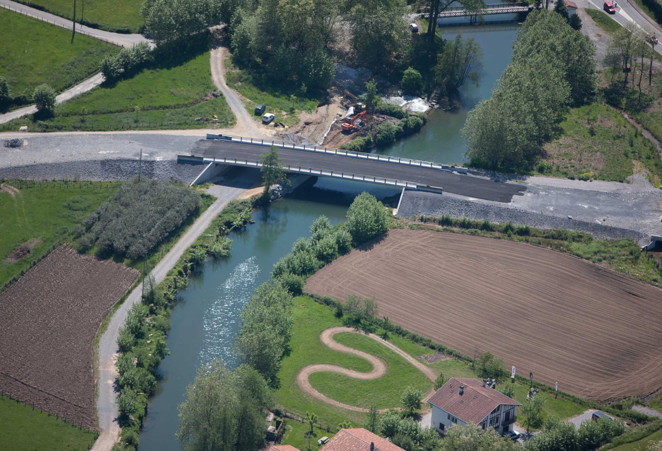 Pont aval déviation Saint Pée sur Nivelle (2)